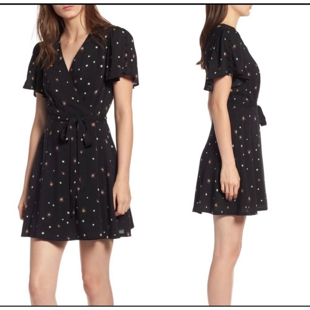PAIGE Corinth Star Wrap Dress sz XS